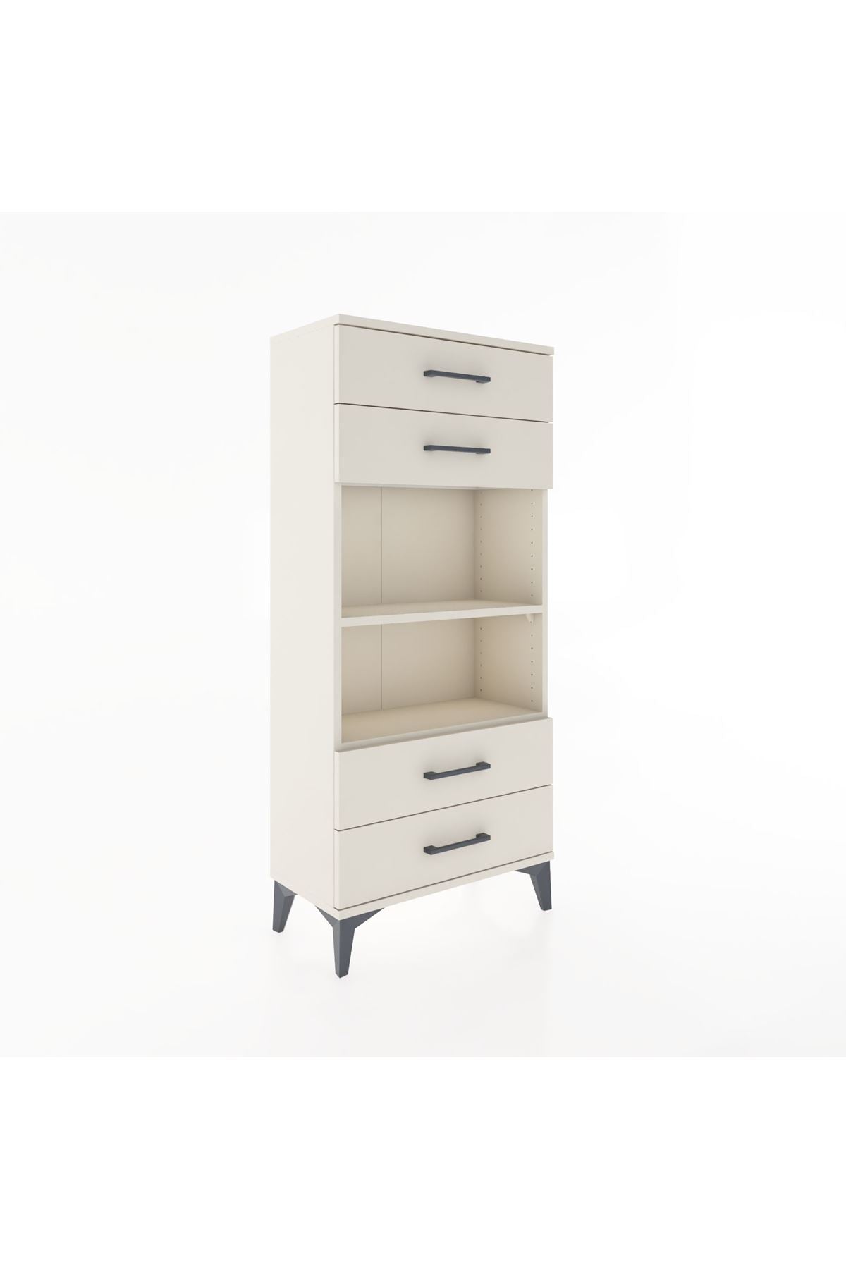 Hyperion Dolap 2 Raflı 4 Çekmeceli 60x44x134 Aytaşı-Aytaşı