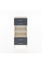 Hyperion Dolap 2 Raflı 4 Çekmeceli 60x44x134 Aytaşı-Antrasit