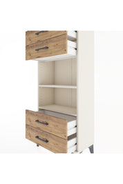 Hyperion Dolap 2 Raflı 4 Çekmeceli 60x44x134 Aytaşı-Çam