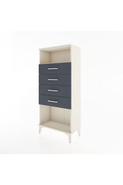 Hyperion Dolap Tek Raflı 4 Çekmeceli 60x44x134 - S50M056V2B