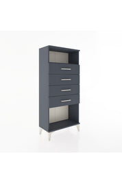Hyperion Dolap Tek Raflı 4 Çekmeceli 60x44x134 - S50M056V5B