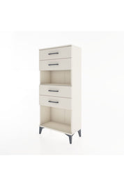 Hyperion Dolap Tek Raflı 4 Çekmeceli 60x44x134 - S50M057V1B