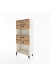 Hyperion Dolap Tek Raflı 4 Çekmeceli 60x44x134 - S50M057V3B