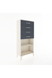 Hyperion Dolap Tek Raflı 4 Çekmeceli 60x44x134 - S50M058V2B
