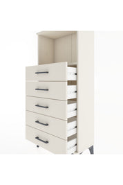 Hyperion Dolap Tek Raflı 5 Çekmeceli 60x44x134 - S50M059V1B