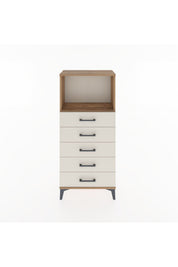 Hyperion Dolap Tek Raflı 5 Çekmeceli 60x44x134 - S50M059V7B