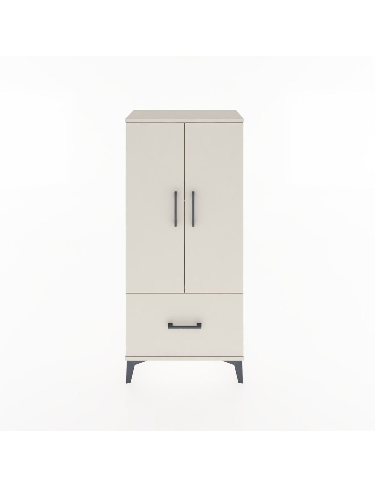 Hyperion Dolap 2 Raflı Tek Çekmeceli 2 Kapaklı 60x44x134 Aytaşı-Aytaşı