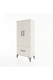 Hyperion Dolap 2 Raflı Tek Çekmeceli 2 Kapaklı 60x44x134 Aytaşı-Aytaşı