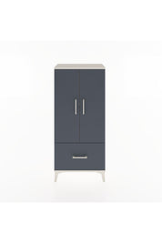 Hyperion Dolap 2 Raflı Tek Çekmeceli 2 Kapaklı 60x44x134 Aytaşı-Antrasit