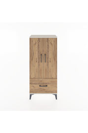 Hyperion Dolap 2 Raflı Tek Çekmeceli 2 Kapaklı 60x44x134 Aytaşı-Çam