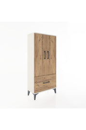 Hyperion Dolap 2 Raflı Tek Çekmeceli 2 Kapaklı 60x44x134 Aytaşı-Çam