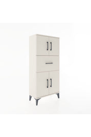 Hyperion Dolap Tek Raflı Tek Çekmeceli 4 Kapaklı 60x44x134 - S50M061V1B