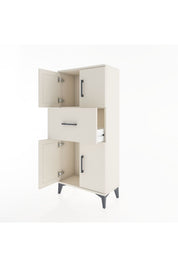 Hyperion Dolap Tek Raflı Tek Çekmeceli 4 Kapaklı 60x44x134 - S50M061V1B