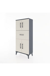 Hyperion Dolap Tek Raflı Tek Çekmeceli 4 Kapaklı 60x44x134 - S50M061V4B