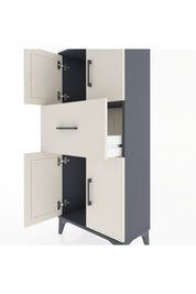 Hyperion Dolap Tek Raflı Tek Çekmeceli 4 Kapaklı 60x44x134 - S50M061V4B
