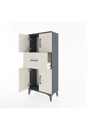 Hyperion Dolap Tek Raflı Tek Çekmeceli 4 Kapaklı 60x44x134 - S50M061V4B