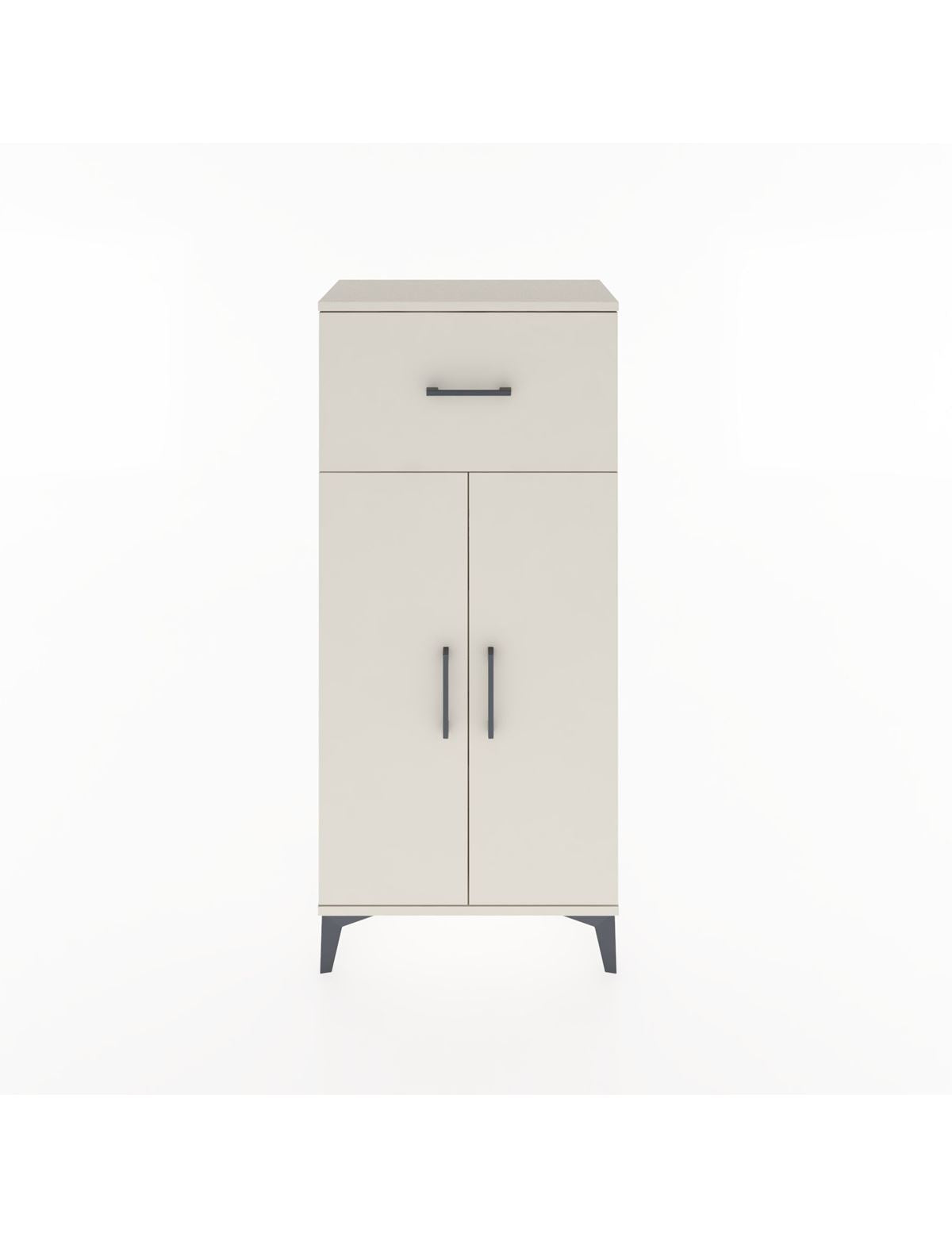 Hyperion Dolap 2 Raflı Tek Çekmeceli 2 Kapaklı 60x44x134 Aytaşı-Aytaşı