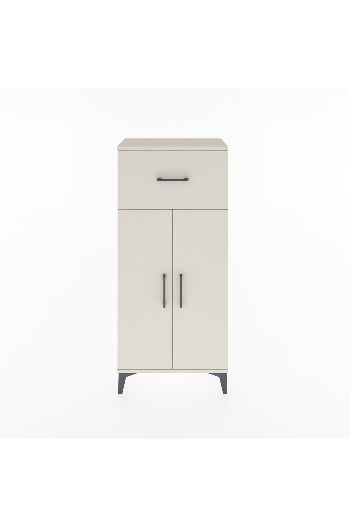 Hyperion Dolap 2 Raflı Tek Çekmeceli 2 Kapaklı 60x44x134 Aytaşı-Aytaşı