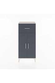Hyperion Dolap 2 Raflı Tek Çekmeceli 2 Kapaklı 60x44x134 Aytaşı-Antrasit