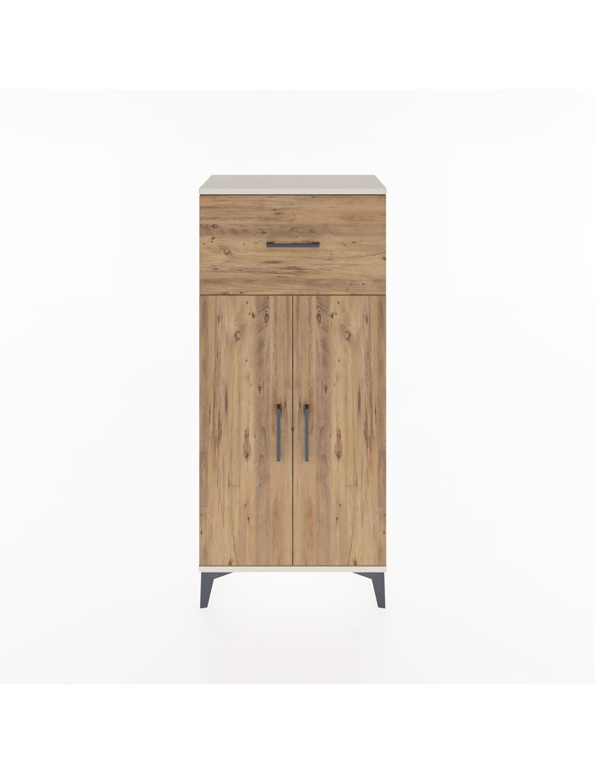 Hyperion Dolap 2 Raflı Tek Çekmeceli 2 Kapaklı 60x44x134 Aytaşı-Çam