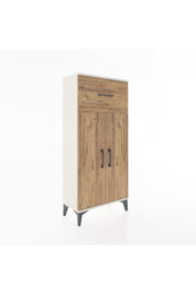 Hyperion Dolap 2 Raflı Tek Çekmeceli 2 Kapaklı 60x44x134 Aytaşı-Çam