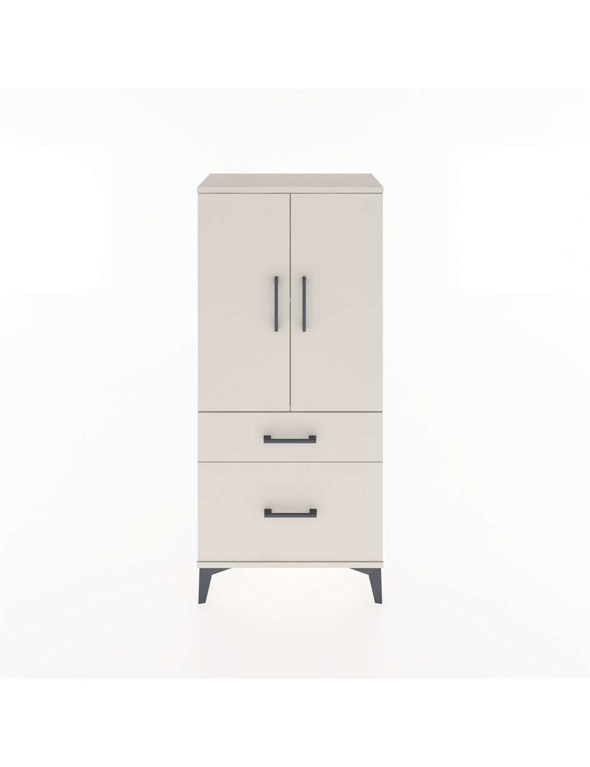 Hyperion Dolap 2 Raflı 2 Çekmeceli 2 Kapaklı 60x44x134 Aytaşı-Aytaşı