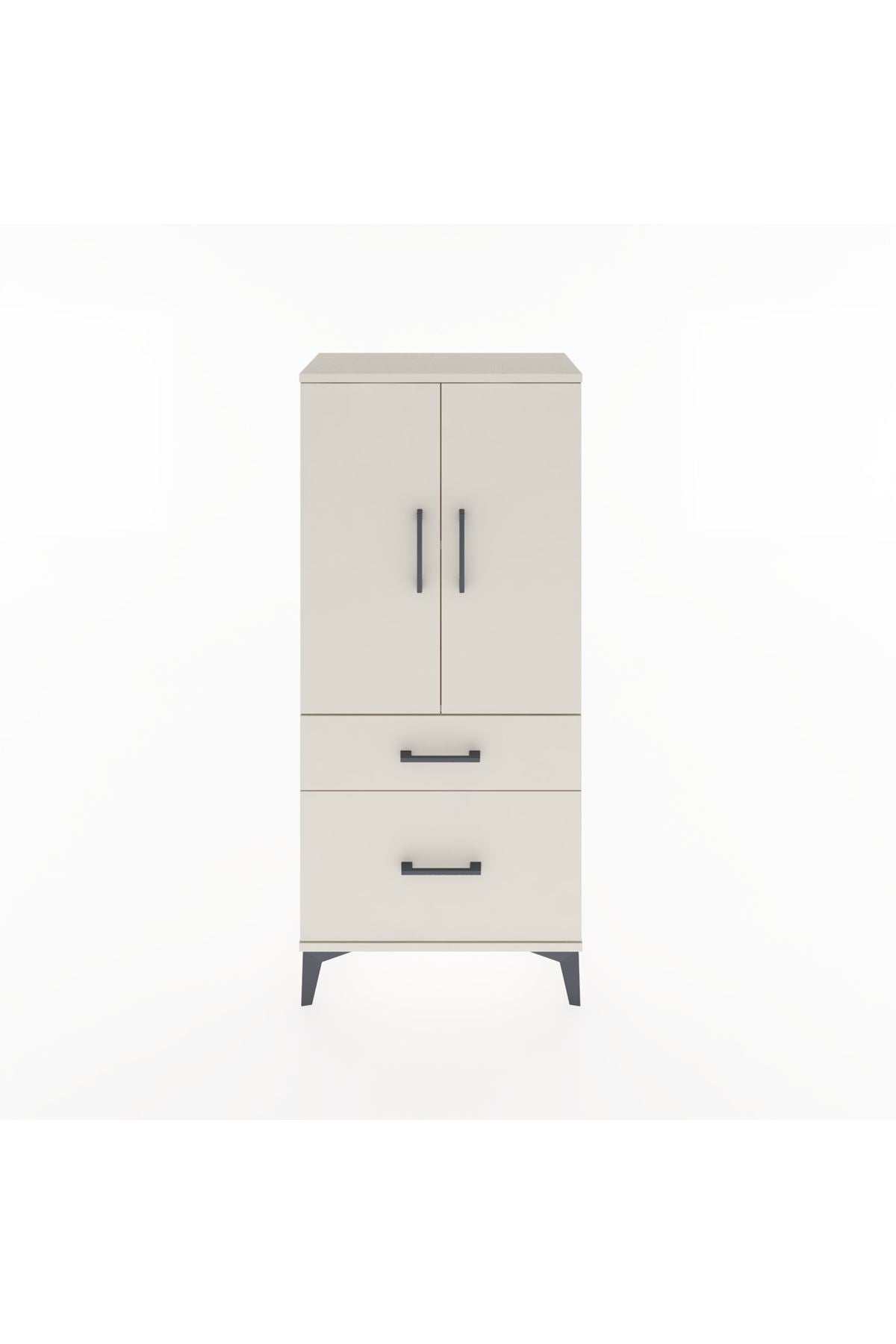 Hyperion Dolap 2 Raflı 2 Çekmeceli 2 Kapaklı 60x44x134 Aytaşı-Aytaşı