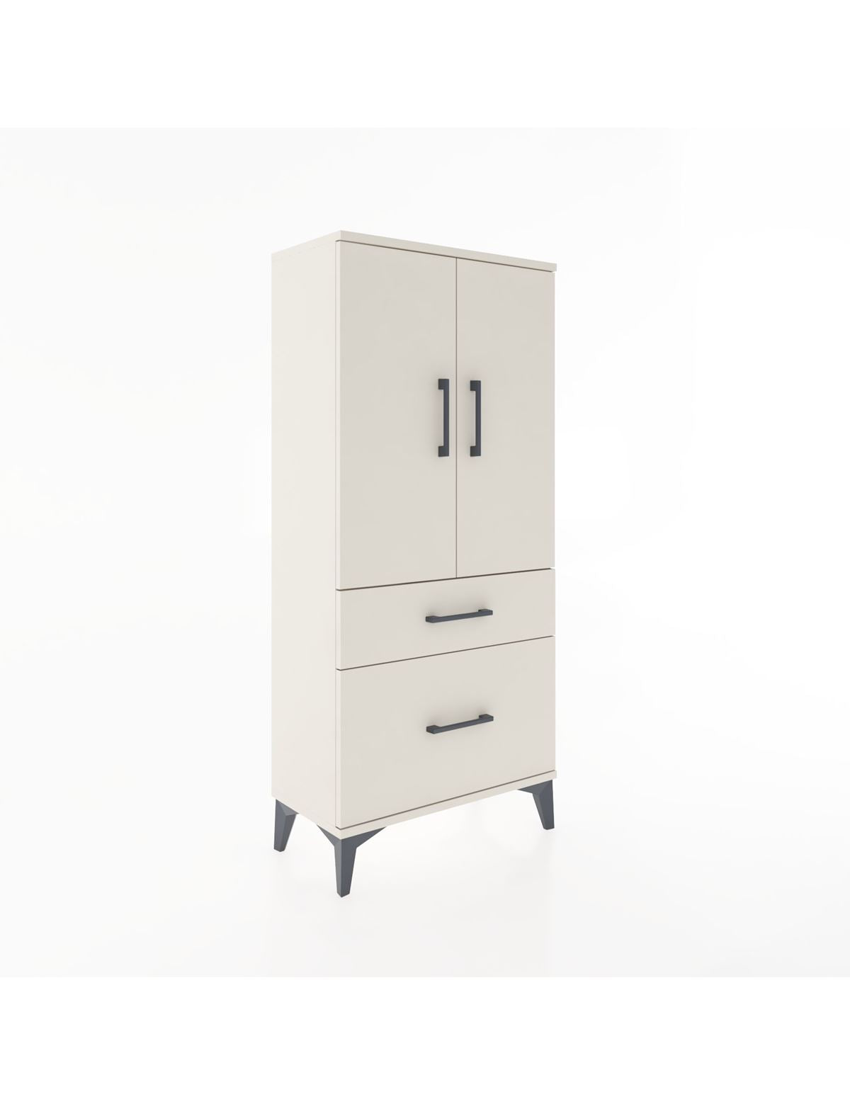 Hyperion Dolap 2 Raflı 2 Çekmeceli 2 Kapaklı 60x44x134 Aytaşı-Aytaşı