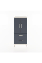 Hyperion Dolap 2 Raflı 2 Çekmeceli 2 Kapaklı 60x44x134 Aytaşı-Antrasit