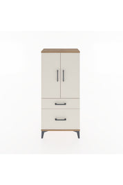 Hyperion Dolap 2 Raflı 2 Çekmeceli 2 Kapaklı 60x44x134 Çam-Aytaşı