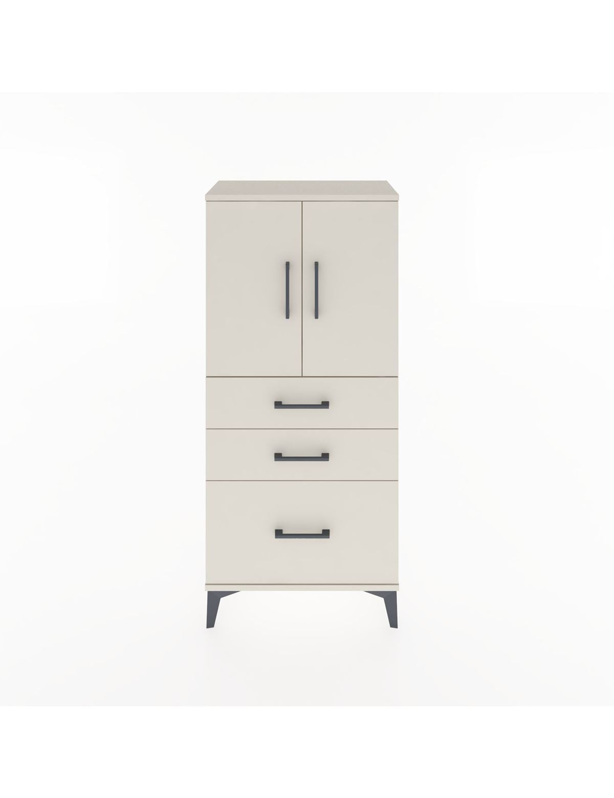 Hyperion Dolap 2 Raflı 3 Çekmeceli 2 Kapaklı 60x44x134 Aytaşı-Aytaşı