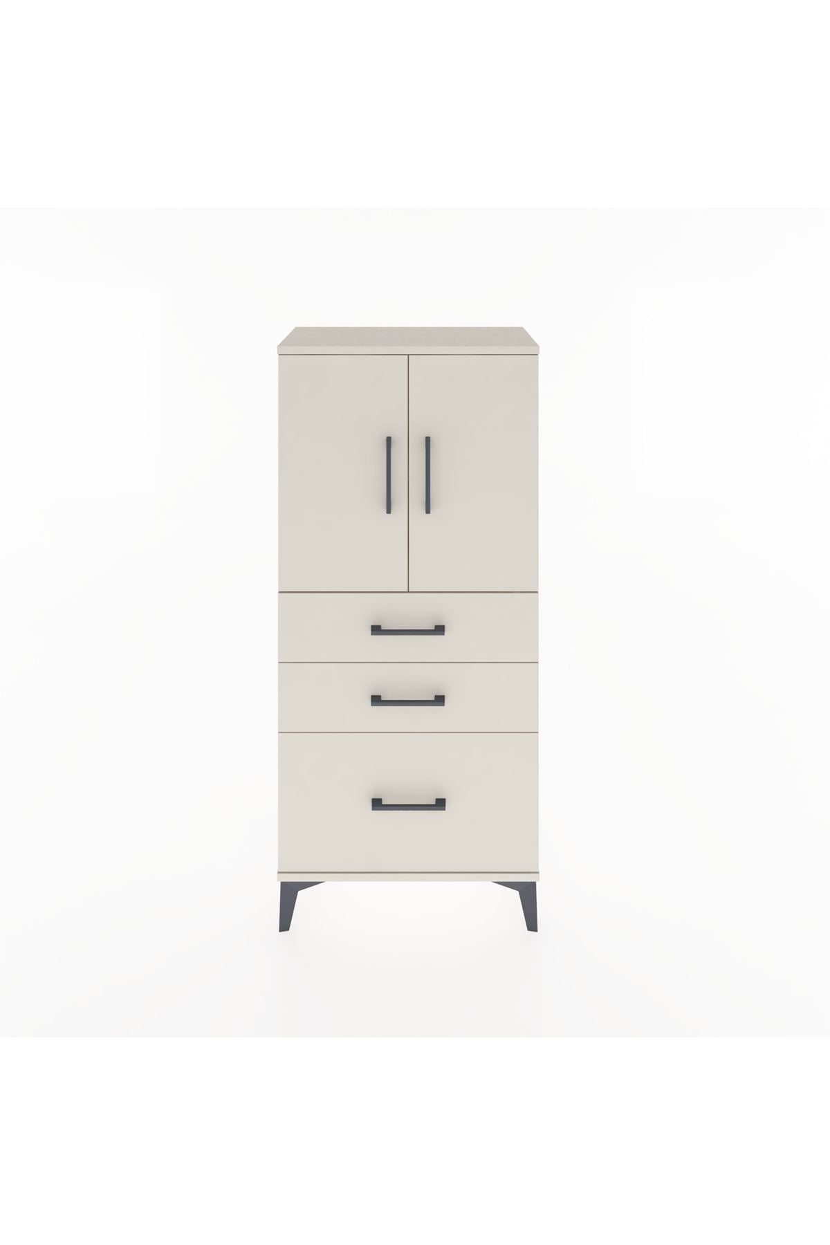 Hyperion Dolap 2 Raflı 3 Çekmeceli 2 Kapaklı 60x44x134 Aytaşı-Aytaşı