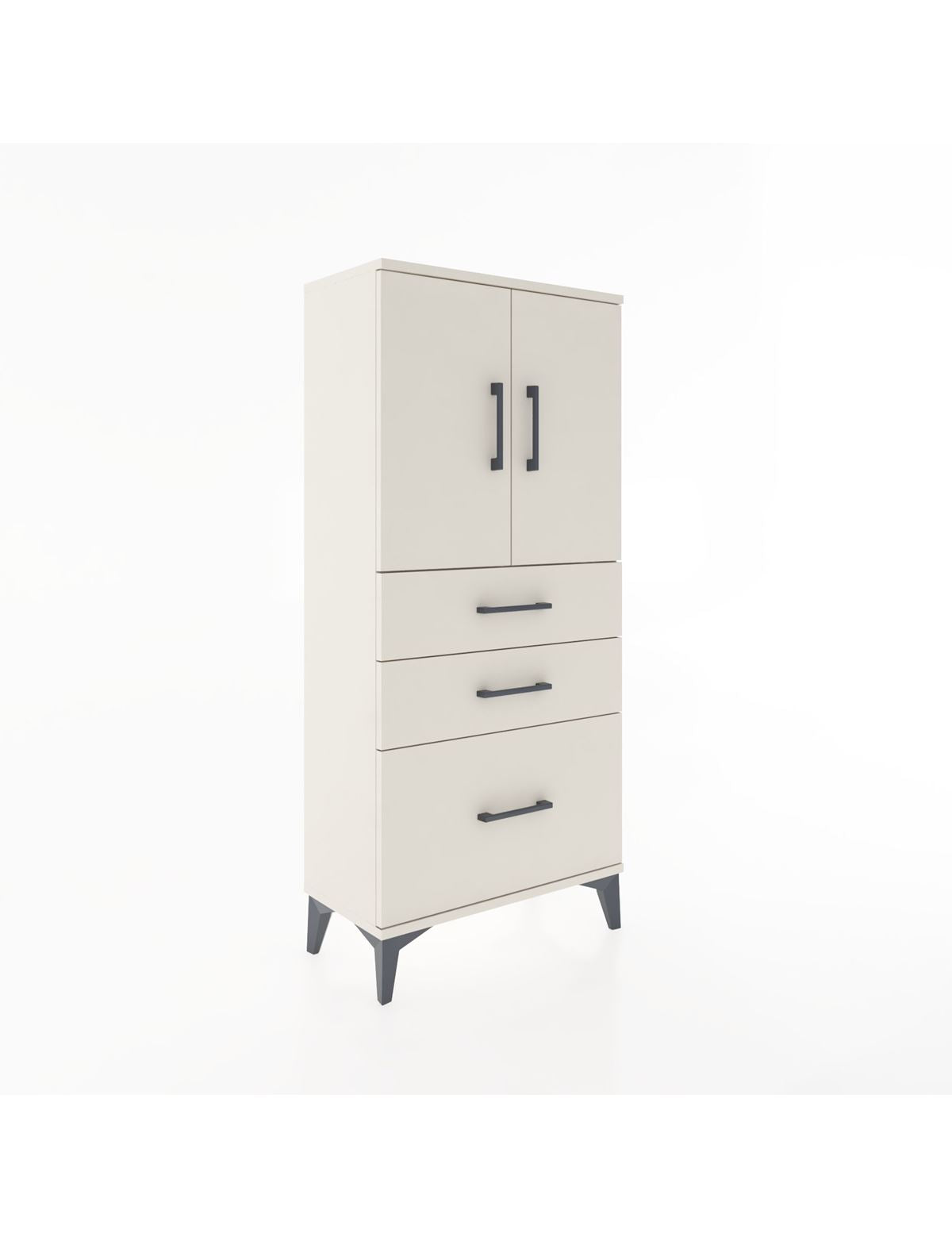 Hyperion Dolap 2 Raflı 3 Çekmeceli 2 Kapaklı 60x44x134 Aytaşı-Aytaşı