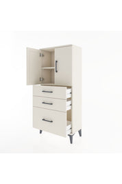 Hyperion Dolap 2 Raflı 3 Çekmeceli 2 Kapaklı 60x44x134 Aytaşı-Aytaşı