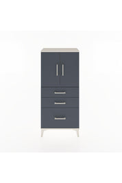 Hyperion Dolap 2 Raflı 3 Çekmeceli 2 Kapaklı 60x44x134 Aytaşı-Antrasit