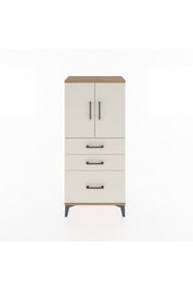Hyperion Dolap 2 Raflı 3 Çekmeceli 2 Kapaklı 60x44x134 Çam-Aytaşı