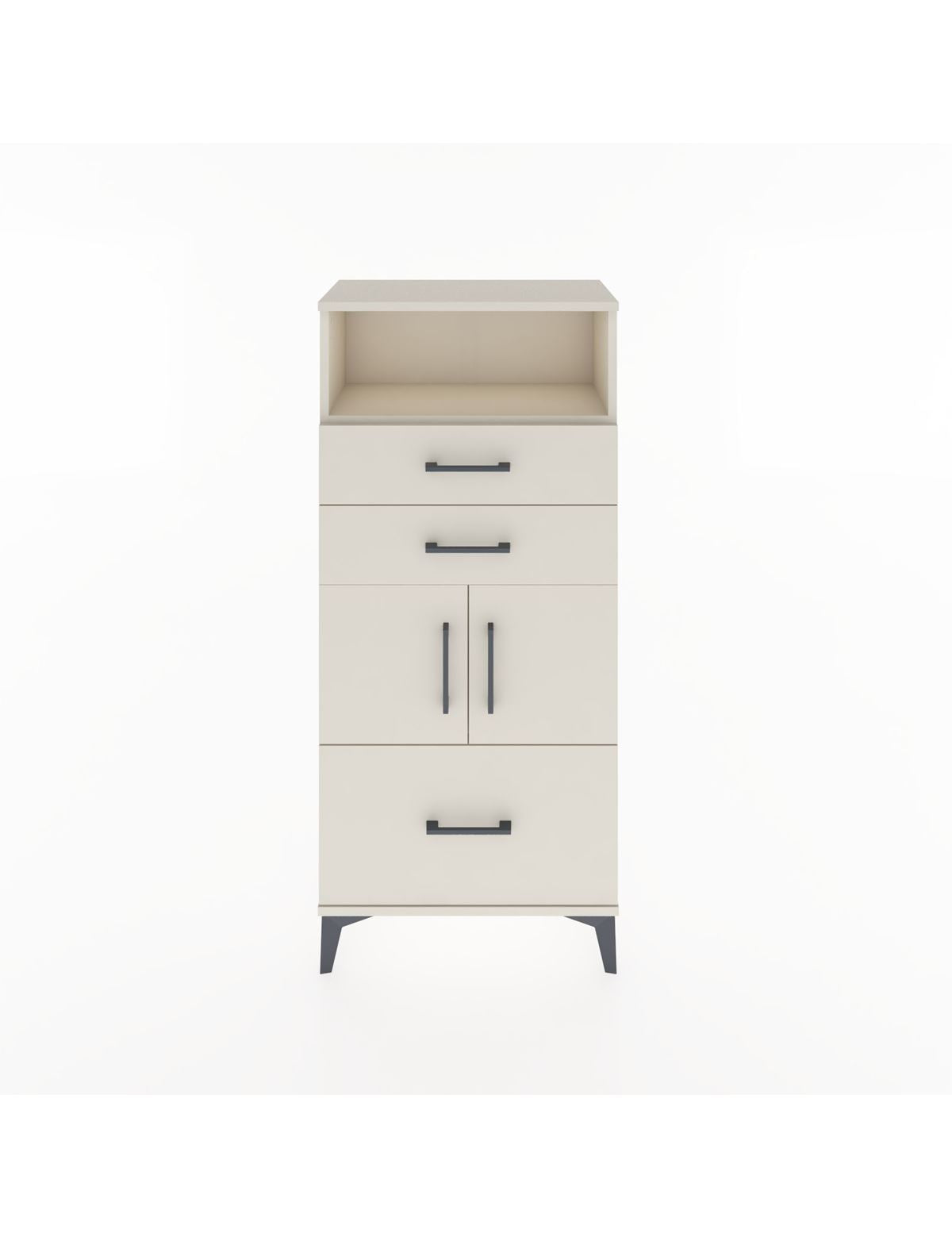 Hyperion Dolap 2 Raflı 3 Çekmeceli 2 Kapaklı 60x44x134 Aytaşı-Aytaşı