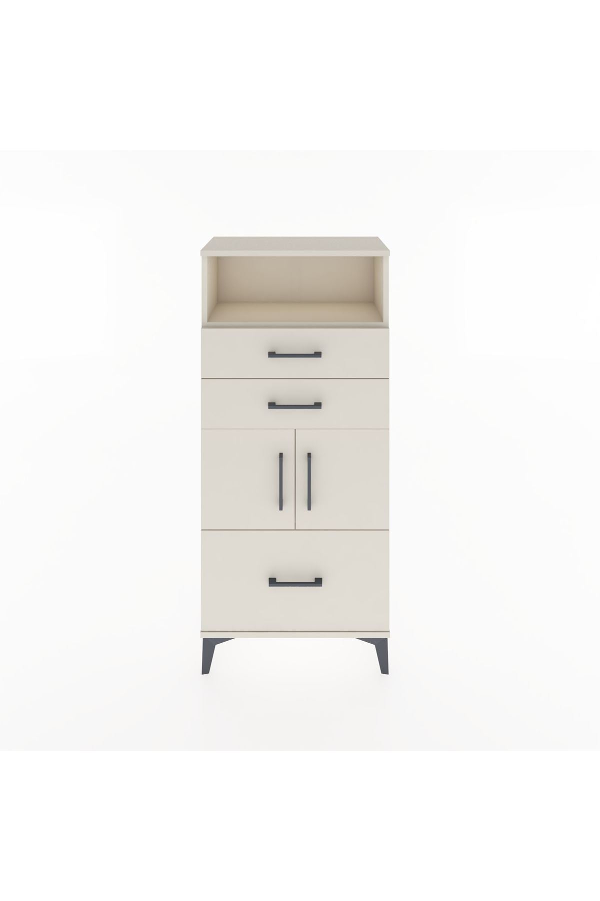 Hyperion Dolap 2 Raflı 3 Çekmeceli 2 Kapaklı 60x44x134 Aytaşı-Aytaşı