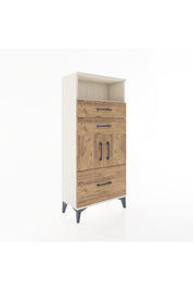 Hyperion Dolap 2 Raflı 3 Çekmeceli 2 Kapaklı 60x44x134 Aytaşı-Çam