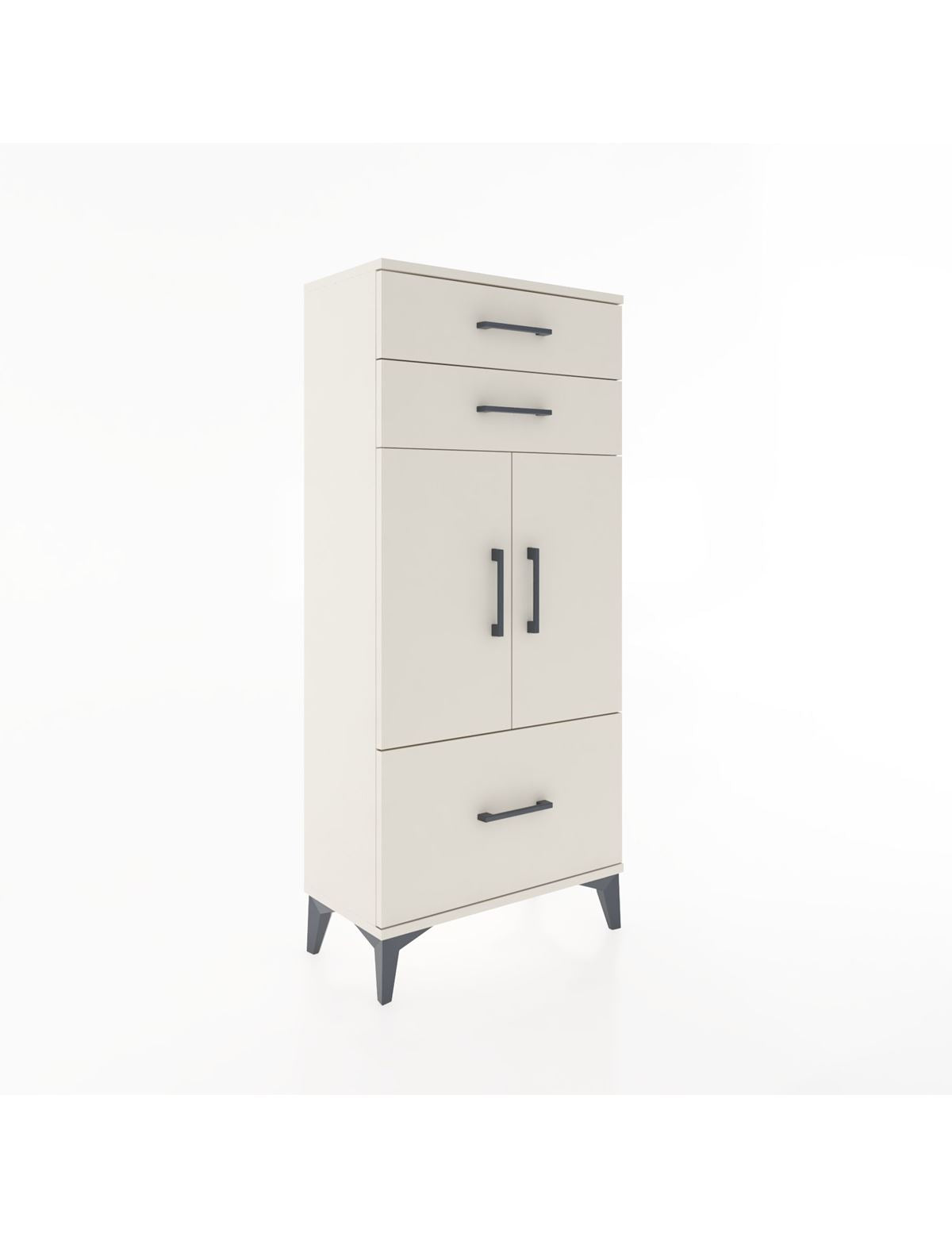 Hyperion Dolap 2 Raflı 3 Çekmeceli 2 Kapaklı 60x44x134 Aytaşı-Aytaşı