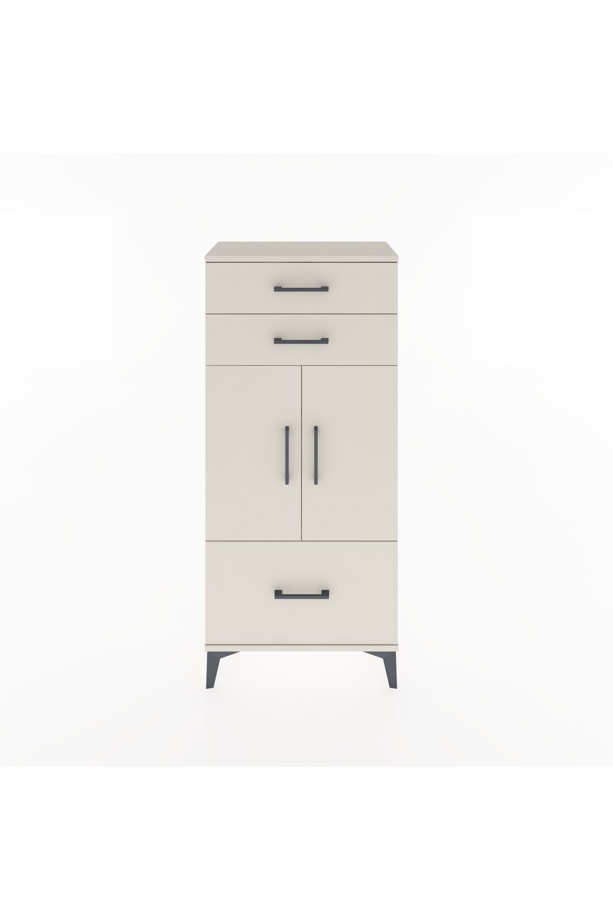 Hyperion Dolap 2 Raflı 3 Çekmeceli 2 Kapaklı 60x44x134 Aytaşı-Aytaşı