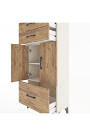 Hyperion Dolap 2 Raflı 3 Çekmeceli 2 Kapaklı 60x44x134 Aytaşı-Çam