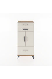 Hyperion Dolap 2 Raflı 3 Çekmeceli 2 Kapaklı 60x44x134 Çam-Aytaşı