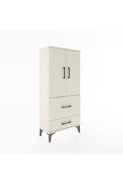 Hyperion Dolap Tek Raflı 2 Çekmeceli 2 Kapaklı 60x44x134 - S50M069V1B