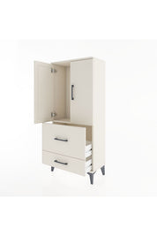 Hyperion Dolap Tek Raflı 2 Çekmeceli 2 Kapaklı 60x44x134 - S50M069V1B
