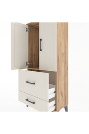Hyperion Dolap Tek Raflı 2 Çekmeceli 2 Kapaklı 60x44x134 - S50M069V7B