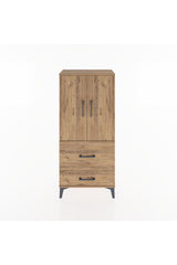 Hyperion Dolap Tek Raflı 2 Çekmeceli 2 Kapaklı 60x44x134