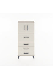 Hyperion Dolap Tek Raflı 4 Çekmeceli 2 Kapaklı 60x44x134 - S50M072V1B