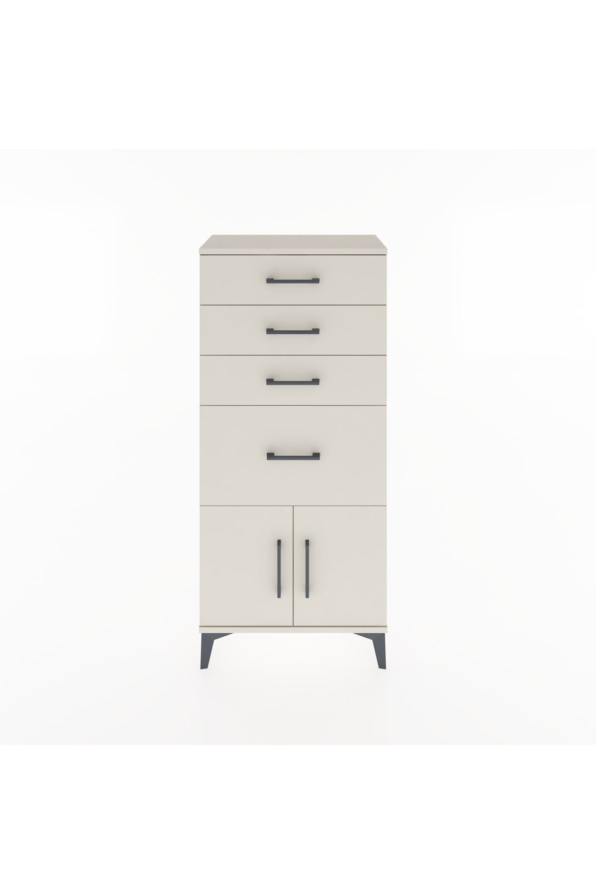 Hyperion Dolap 4 Çekmeceli 2 Kapaklı 60x44x134 Aytaşı-Aytaşı