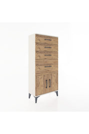 Hyperion Dolap 4 Çekmeceli 2 Kapaklı 60x44x134 Aytaşı-Çam
